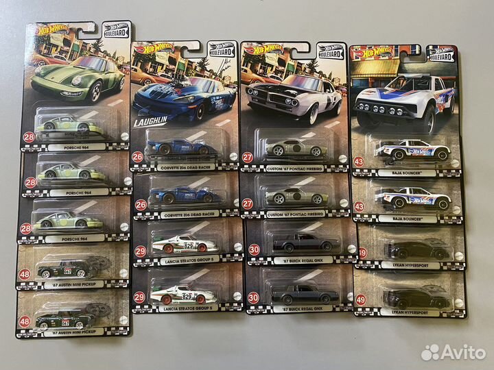 Hot Wheels Premium Boulevard модели