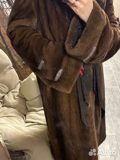 Шуба норковая 46 48 длинная
