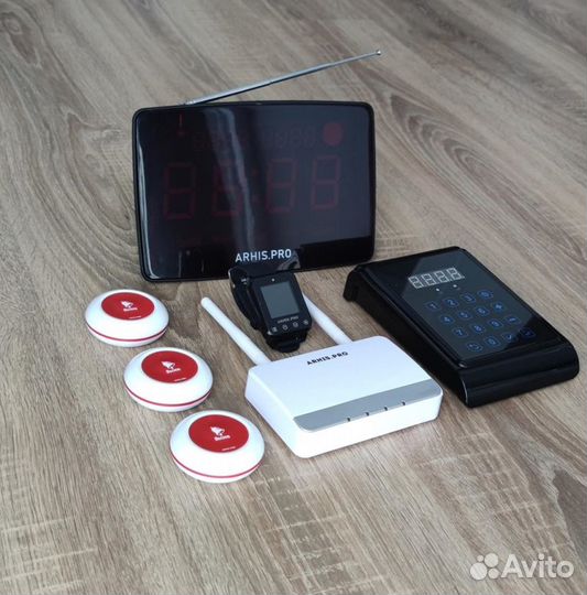 Система вызова персонала беспроводная - комплект