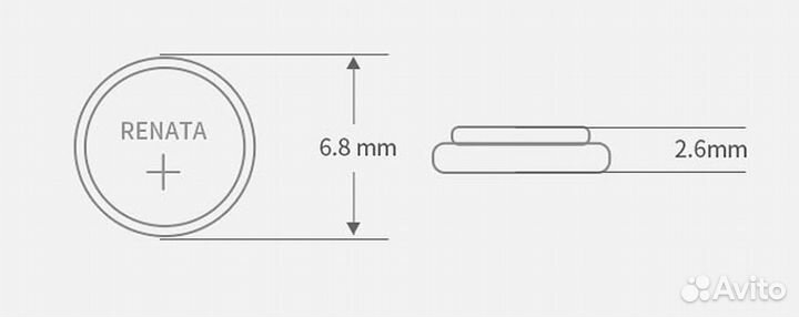 Элемент питания renata 377 (SR626SW) BL1