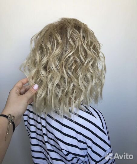 Укладка локоны