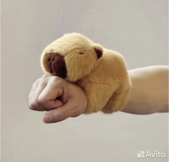 Мягкая игрушка капибара браслет