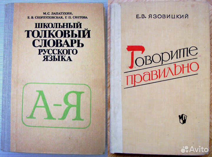 Книги по русскому языку, словари