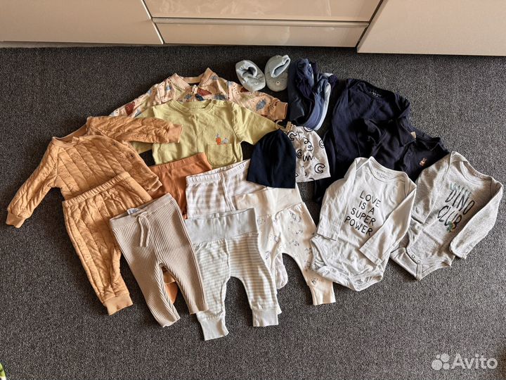 Пакет одежды на мальчика 62-68 размер