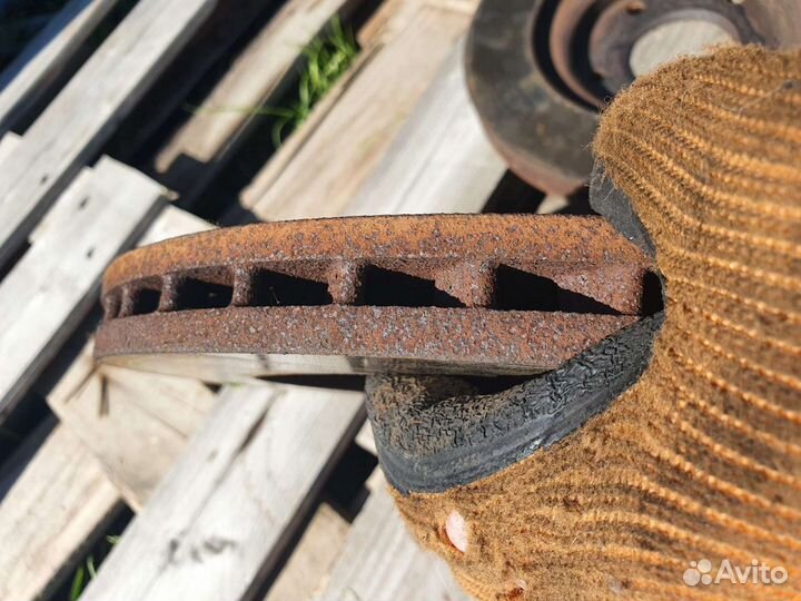 Тормозной диск передний задни mitsubishi Outlander