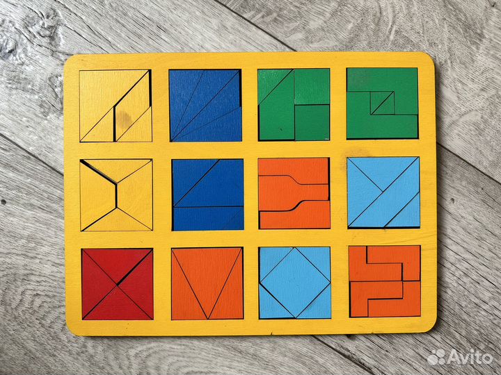 Головоломка «Сложи квадрат*