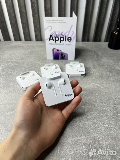 Оригинальные наушники apple проводные