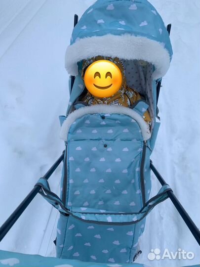 Коляска санки