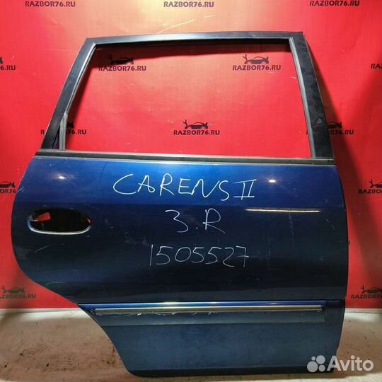 Двеpь зaдняя правая Kia Саrеns I рeстaйлинг