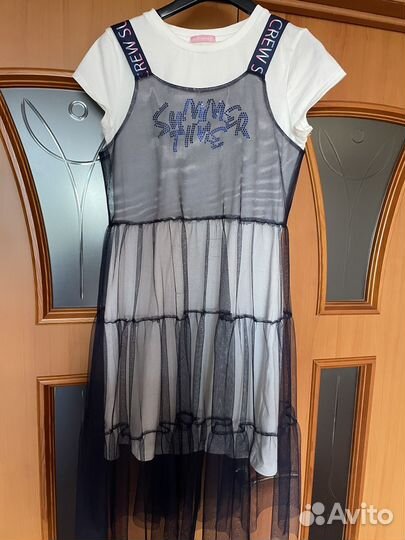 Платье на девочку двойное