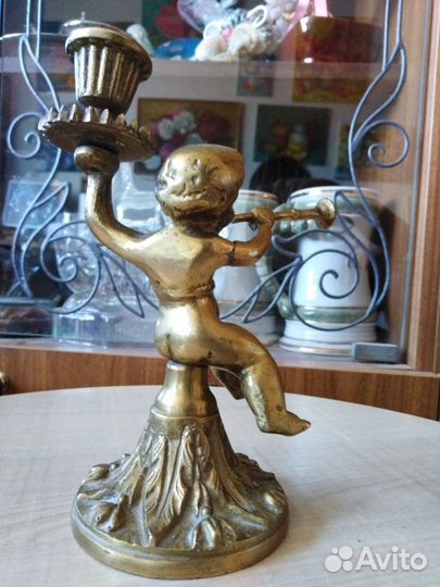 Мальчик трубач(бронза)