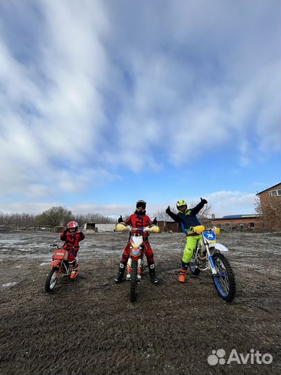 Прокат и обучение на эндуро мотоцикле для детей