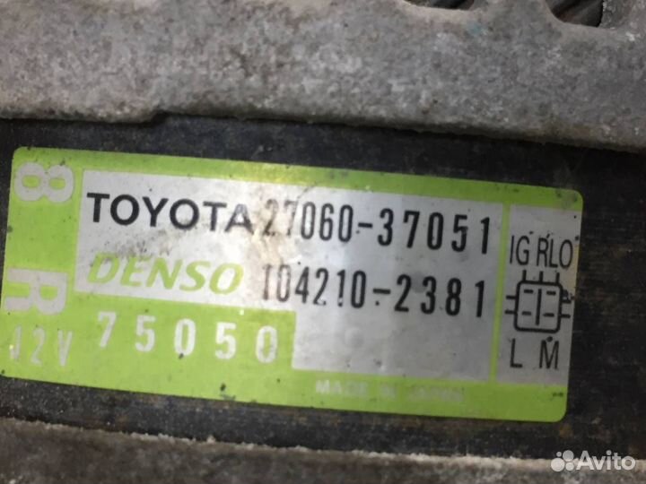 Генератор Toyota Rav 4 A30 2006-2013