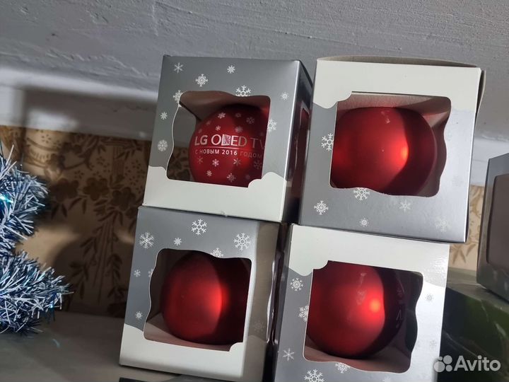 Новогодние шары стекло