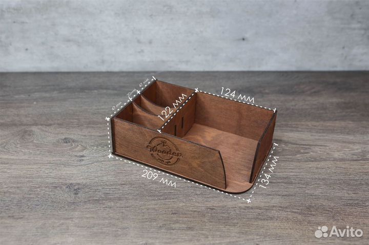 Салфетница деревянная