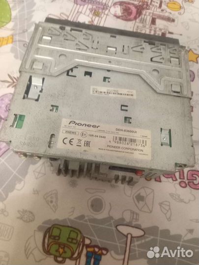 Магнитола pioneer DEH-x3600ui