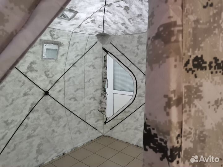 Палатка зимняя куб 2201 220*220*230 трехслойная