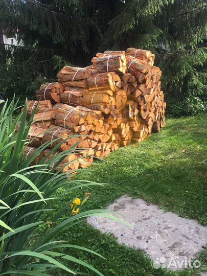 Дрова колотые сухие