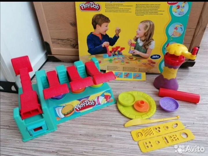 Игрушки Play doh и Playmobil
