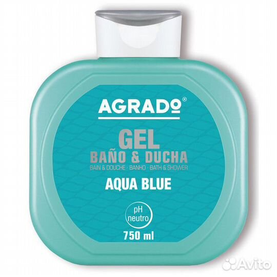 Гель для душа agrado Aqua Blue 750мл