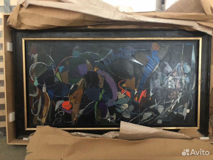 Картина маслом на холсте в раме