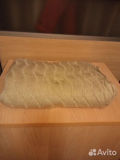 Плед новый полушерстяной