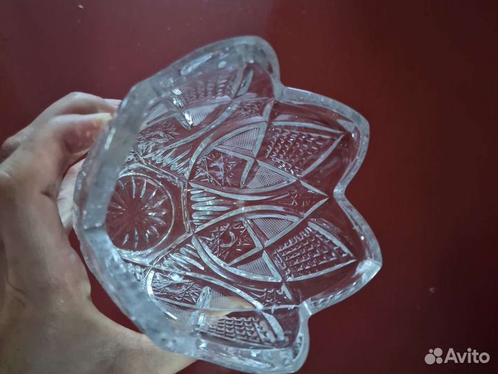 Ваза хрустальная. СССР
