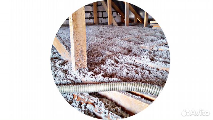 Эковата - природный утеплитель для стен и потолка