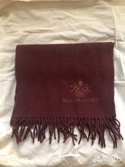 Мужской шарф чистая шерсть