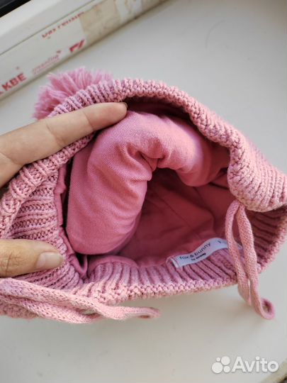 Шапка детская для девочек 46см
