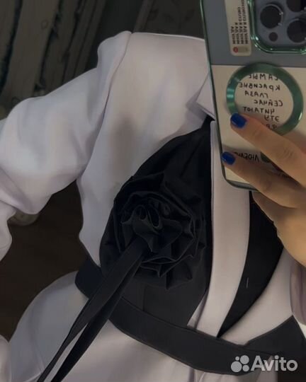 Манишка с воланами