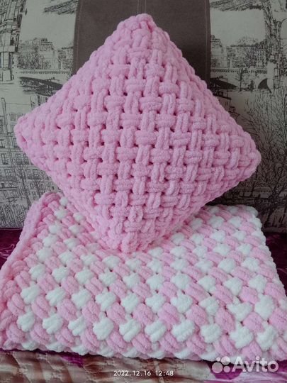 Плед детский плюшевый