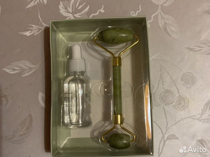 Нефритовый Массажер для Лица Zeitun с маслом