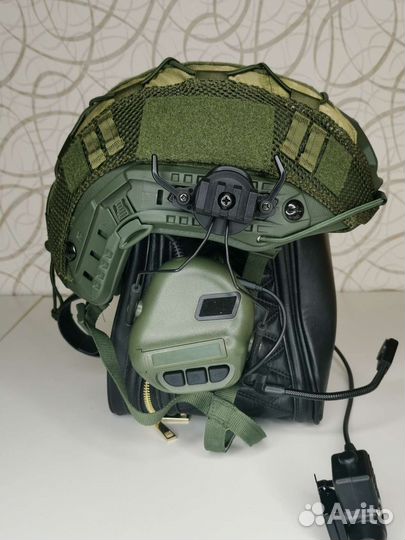 Баллистический боевой шлем ops core мох/мультикам