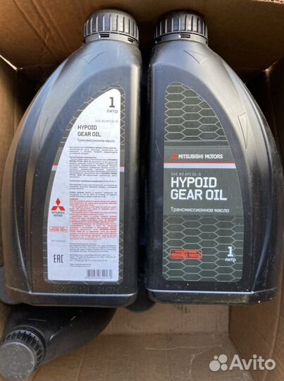 Масло 1л. Mitsubishi SAE 80 API GL-5 MZ320282