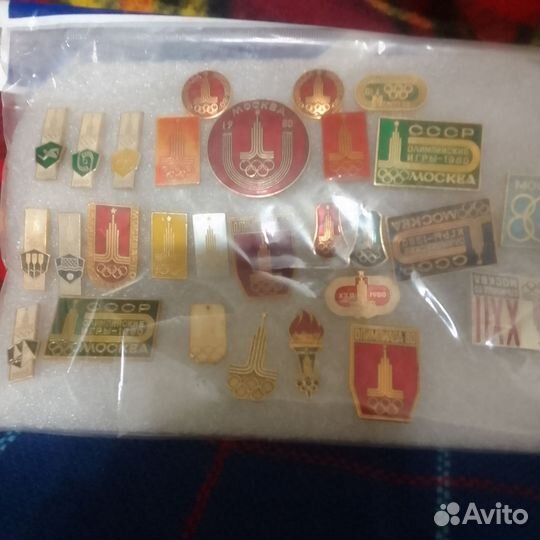Значки СССР олимпиада 80