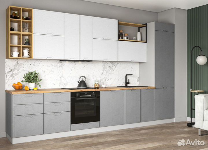 Кухня на заказ в стиле арка