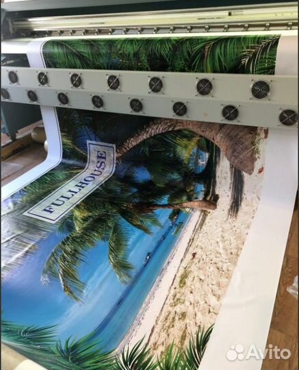 Печать : Баннер, Пленка (наклейка), Сетка, Холст