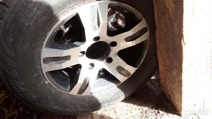 Продам резину с литыми дисками 245/70 R16 4 колеса