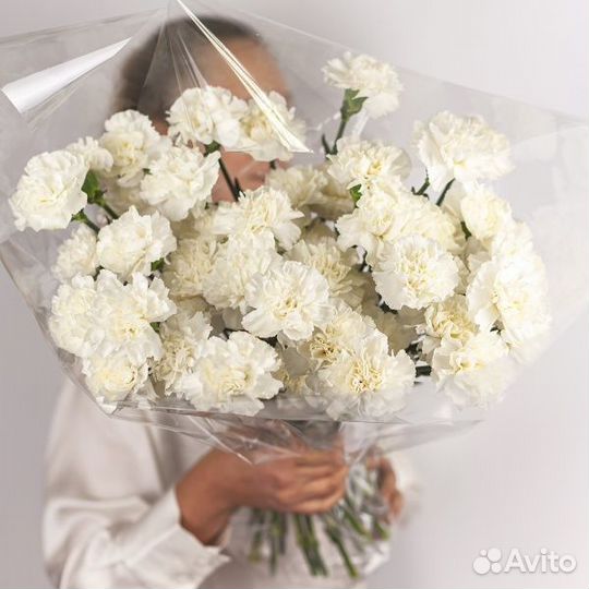 Букеты из гвоздик