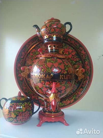 Самовар электрический расписной