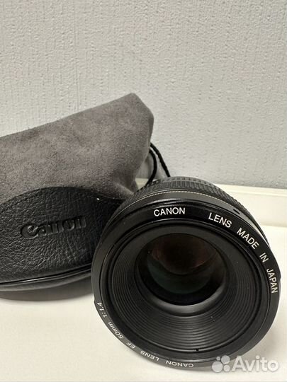 Объектив canon 50mm 1 4