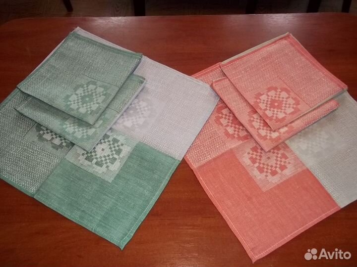 Салфетки льняные. Ретро