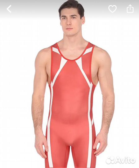 Борцовское трико asics 42-44 р