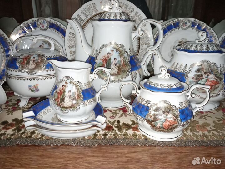 Германский старинный сервиз