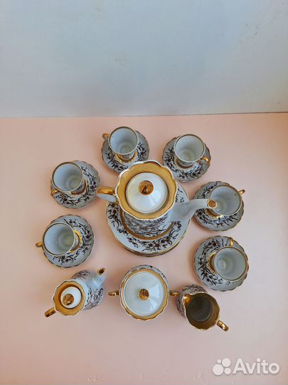 Сервиз кофейный винтажный Коростень СССР