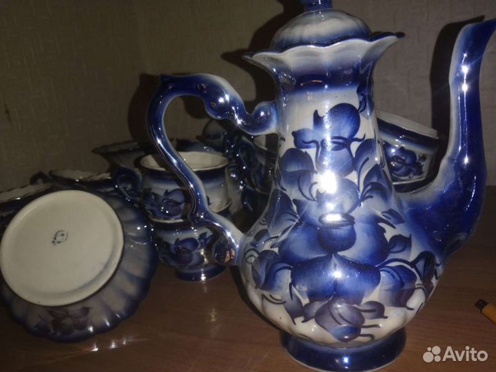 Чайно кофейный сервиз СССР на 4 персоны