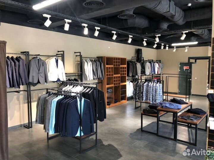 Рейл для одежды лофт