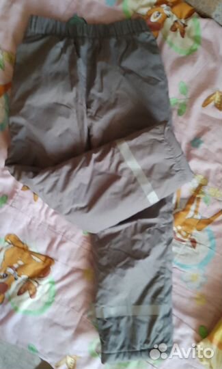 Теплые брюки для девочки, 134