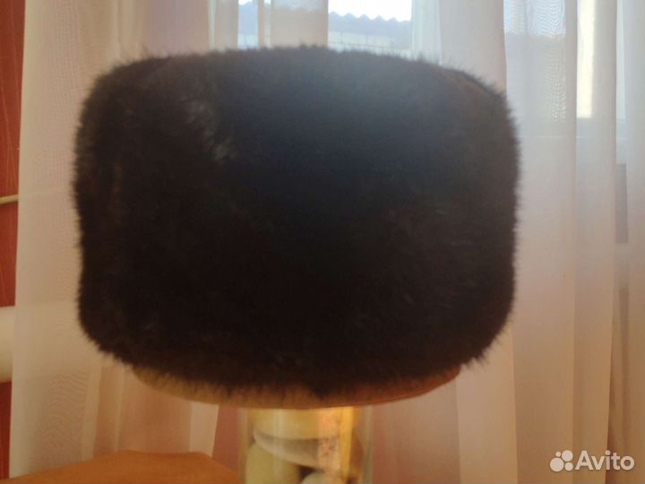 Норковая шапка обманка мужская 56 р